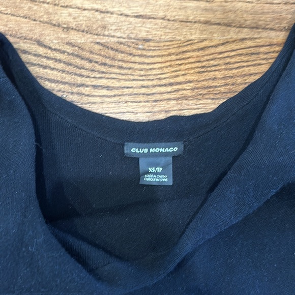 Women’s Club Monaco off shoulder top, Size XS/TP, Black - Picture 3 of 4
